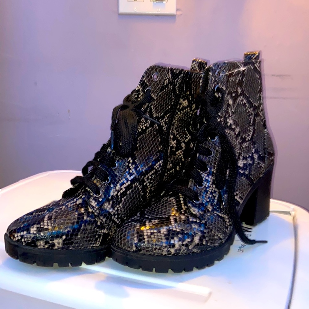 Snake Skin Boots